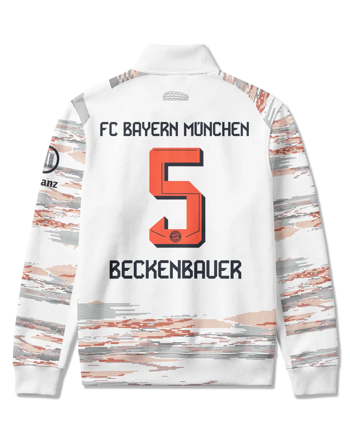 FC Bayern München Away Jersey 25/26 Quarter Zip Sweatshirt All Over Prints - Gift for FC Bayern München Fans QTFCB310326A2-QTZ - Image 3