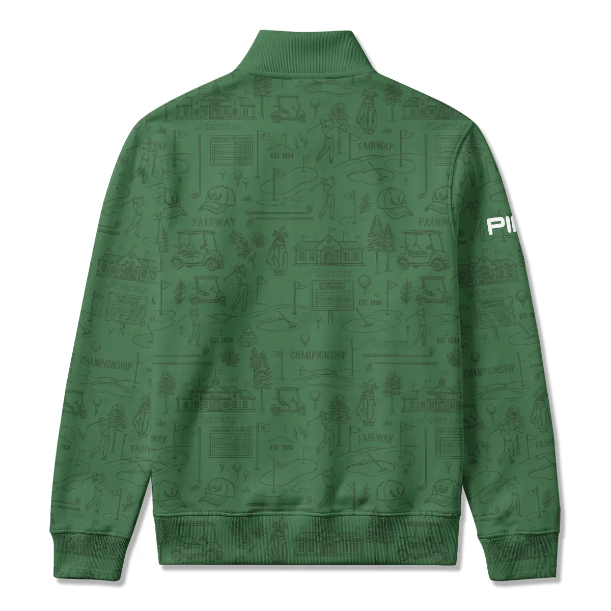 Ping Masters Tournament Quarter Zip Sweatshirt All Over Prints QTMT160326A1PI-QTZ - Image 2