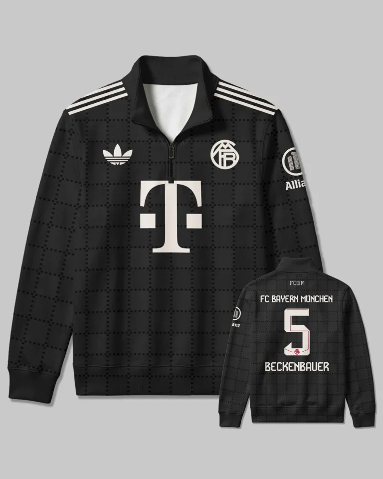 FC Bayern München Third Jersey 25/26 Quarter Zip Sweatshirt All Over Prints - Gift for FC Bayern München Fans QTFCB310326A3-QTZ
