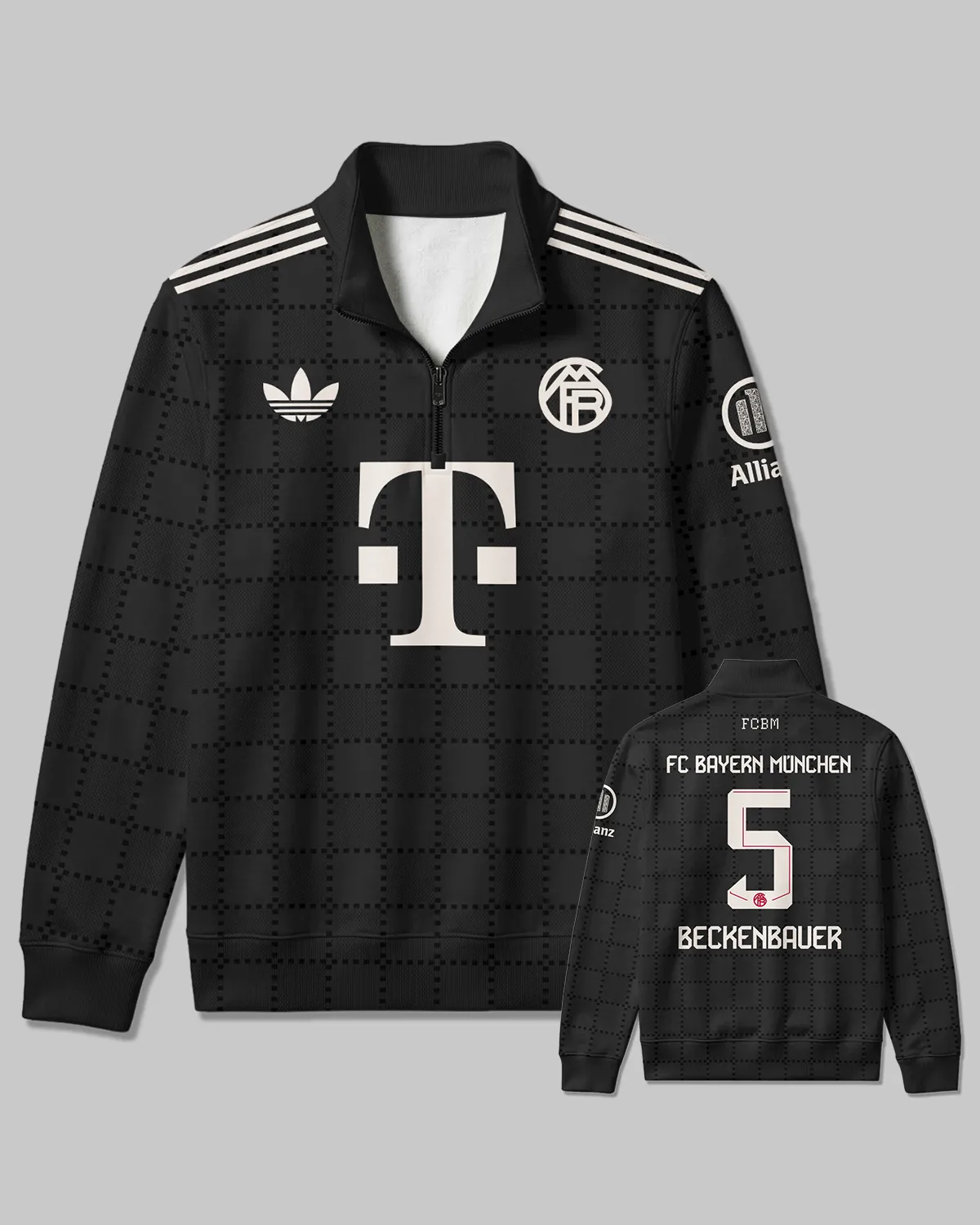 FC Bayern München Third Jersey 25/26 Quarter Zip Sweatshirt All Over Prints - Gift for FC Bayern München Fans QTFCB310326A3-QTZ