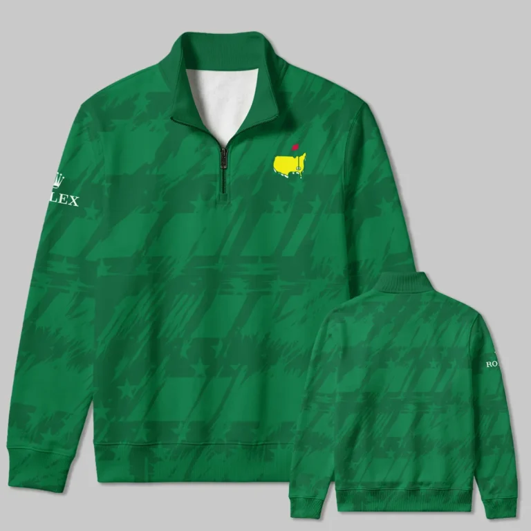Rolex Masters Tournament Quarter Zip Sweatshirt All Over Prints - Gift for Golf Fans QTMT240326A1ROX-QTZ