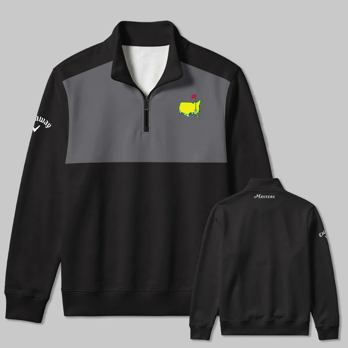 Callaway Masters Tournament Quarter Zip Sweatshirt All Over Prints - Gift for Golf Fans QTMT250326A1CLWBLA-QTZ - Image 3
