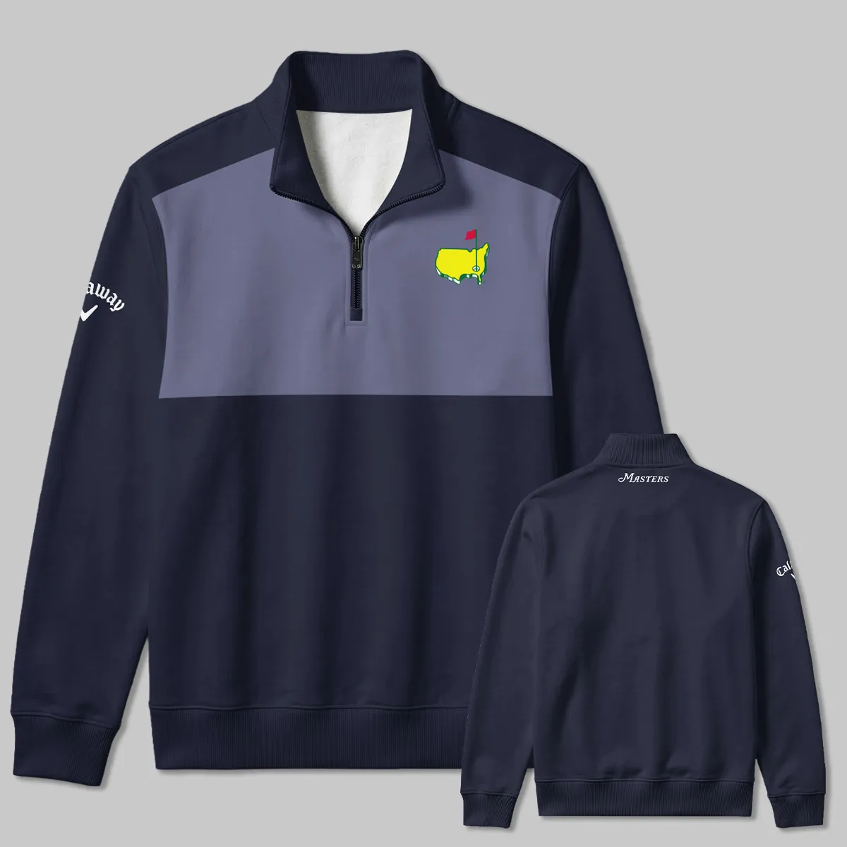 Callaway Masters Tournament Quarter Zip Sweatshirt All Over Prints - Gift for Golf Fans QTMT250326A1CLWNV-QTZ - Image 3