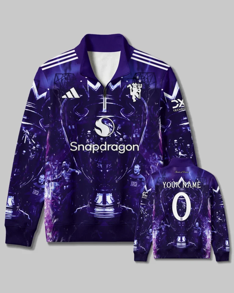 Manchester United Concept Kits Quarter Zip Sweatshirt All Over Prints - Gift for Manchester United Fans QTMUN300326A1-QTZ