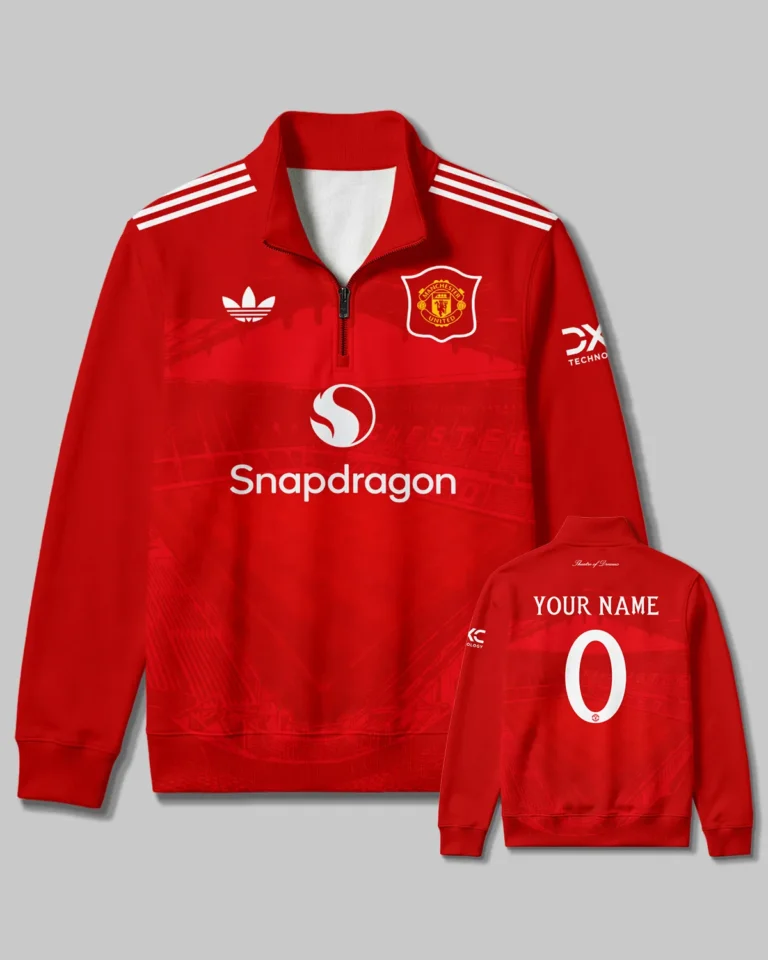 Manchester United Concept Kits Quarter Zip Sweatshirt All Over Prints - Gift for Manchester United Fans QTMUN300326A4-QTZ