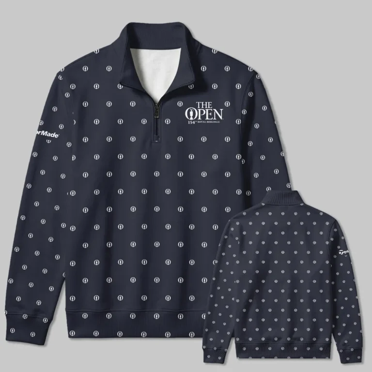 TaylorMade The 154th Open at Royal Birkdale Quarter Zip Sweatshirt All Over Prints - Gift for Golf Fans QTTOP240326A1TM-QTZ