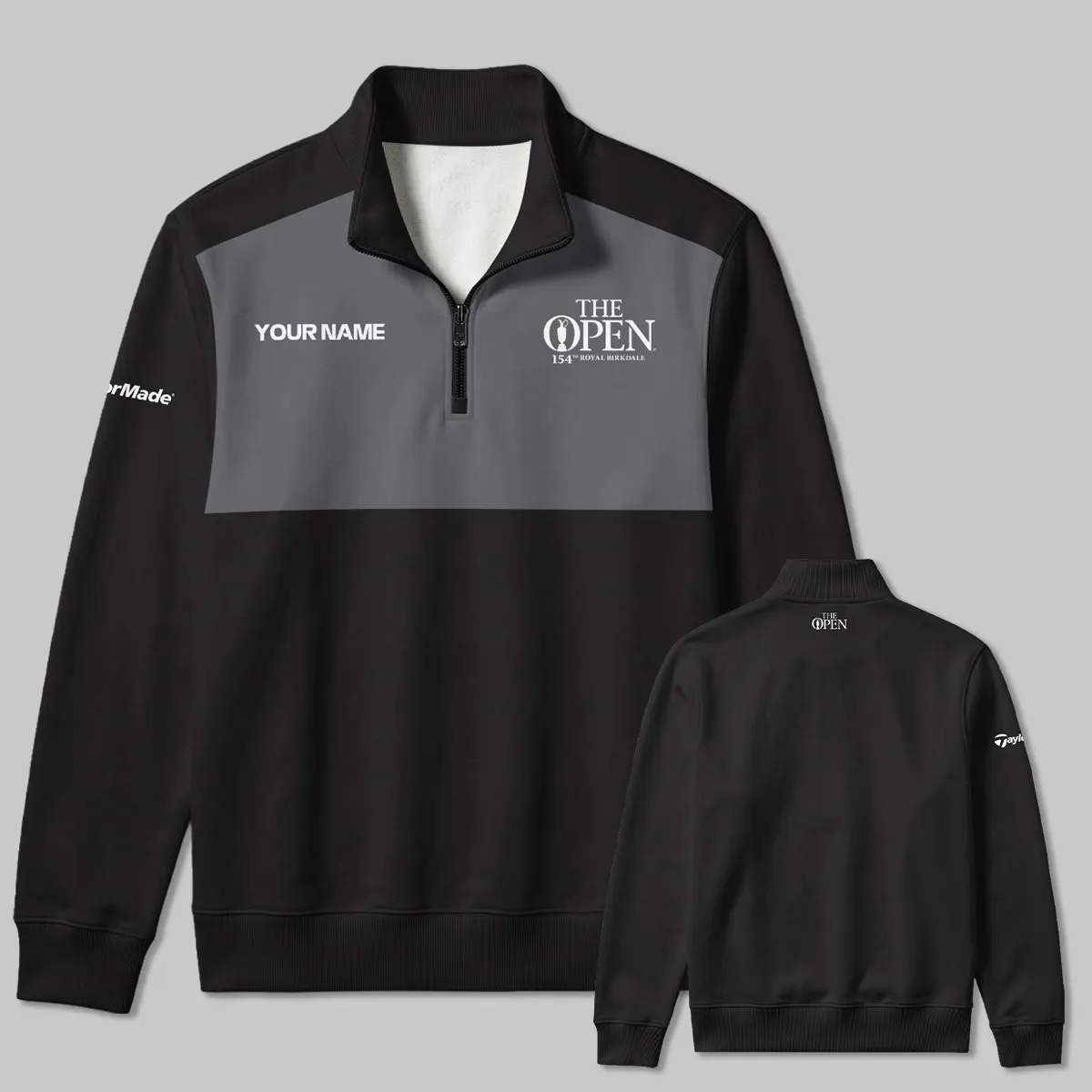 TaylorMade The 154th Open at Royal Birkdale Quarter Zip Sweatshirt All Over Prints - Gift for Golf Fans QTTOP240326A2BLATM-QTZ