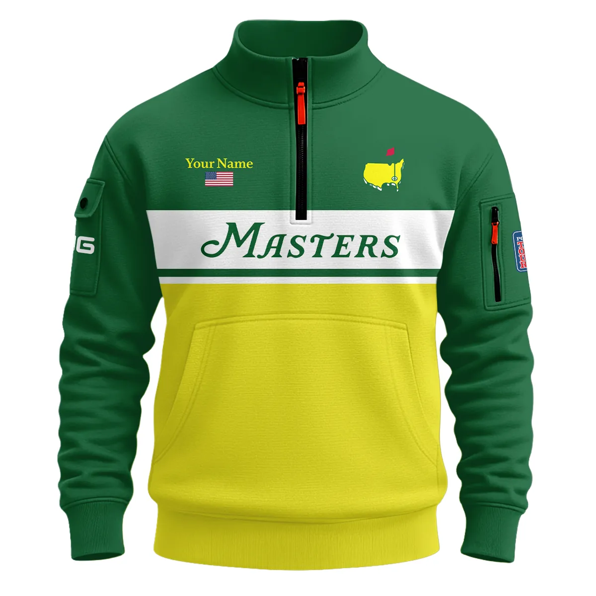 Ping Masters Tournament Sweatshirt Zipper All Over Prints QTMT100325A1PI-SHZ