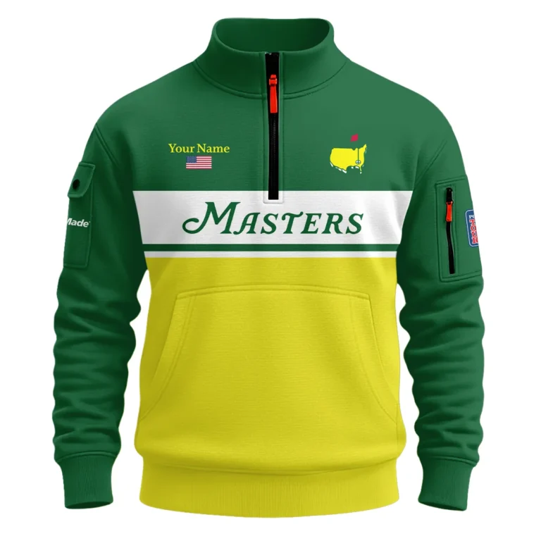TaylorMade Masters Tournament Sweatshirt Zipper All Over Prints QTMT100325A1TM-SHZ
