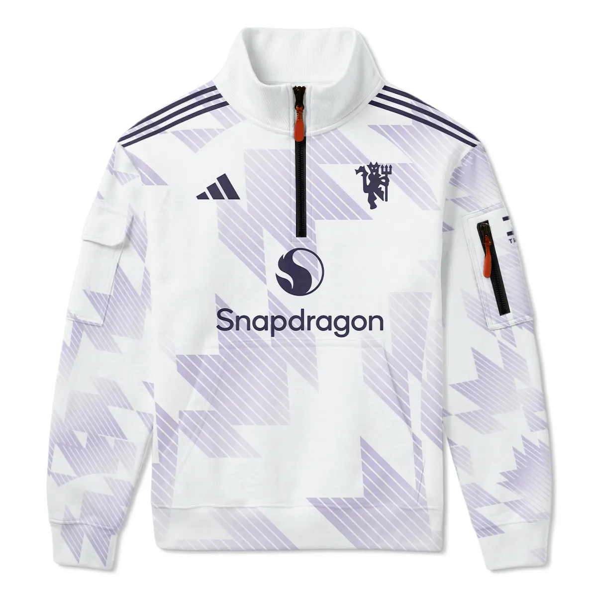 Manchester United 25/26 Away Kit Sweatshirt Zipper All Over Prints - Gift for Manchester United Fans QTMUN190326A2-SHZ - Image 2
