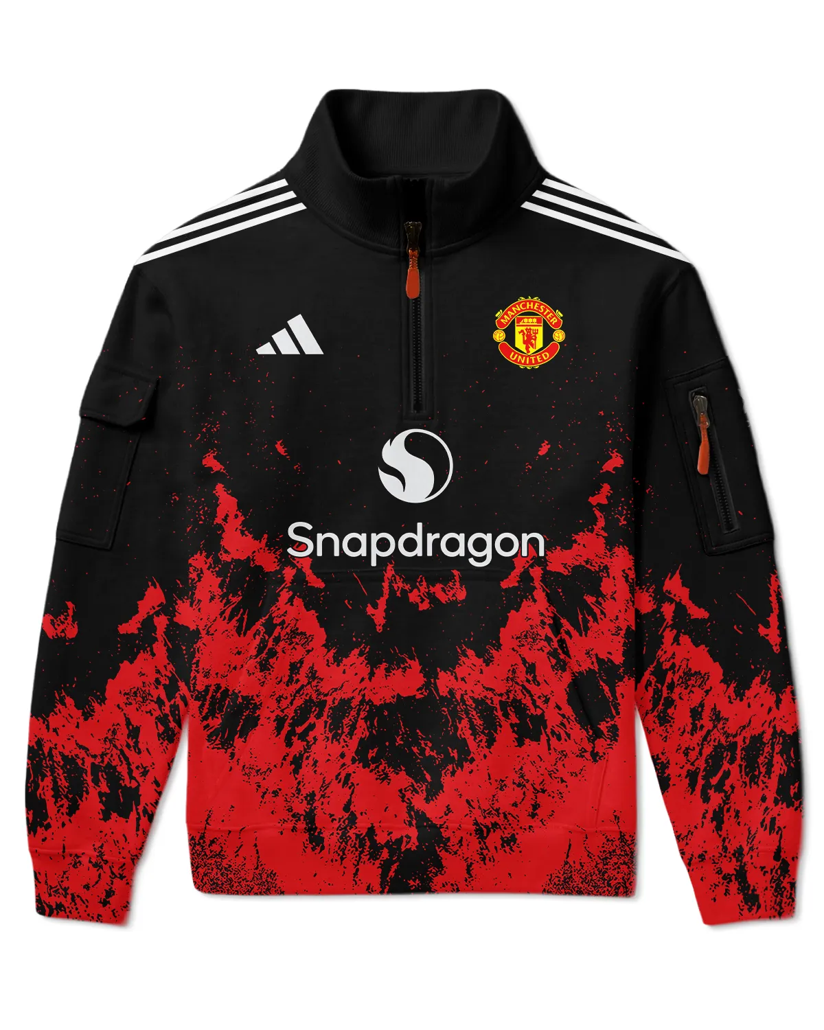 Manchester United Concept Kits Sweatshirt Zipper All Over Prints - Gift for Manchester United Fans QTMUN300326A2-SHZ - Image 2