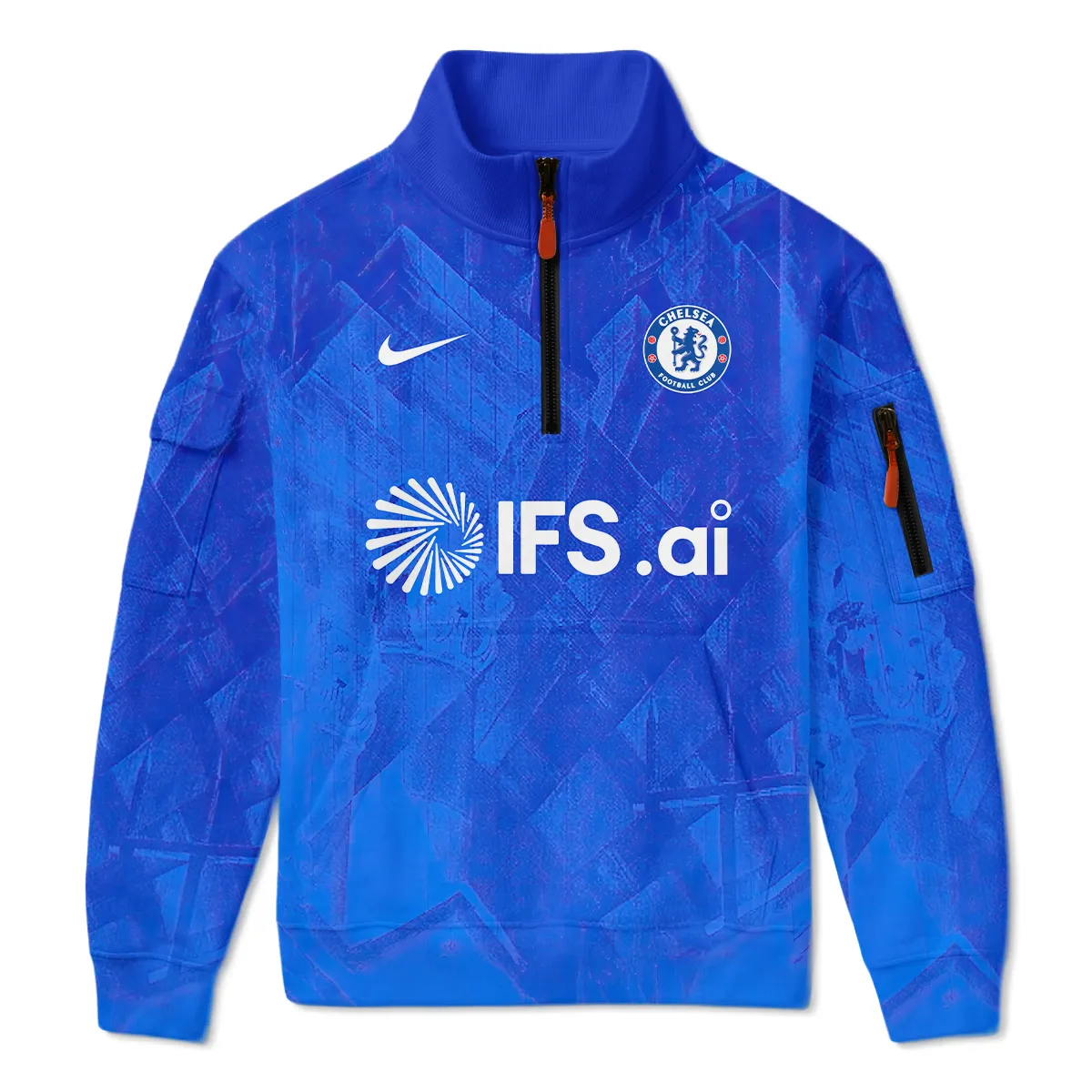 Chelsea 25/26 Home Kit Sweatshirt Zipper All Over Prints - Gift for Chelsea Fans QTVA1903CHE02-SHZ - Image 2