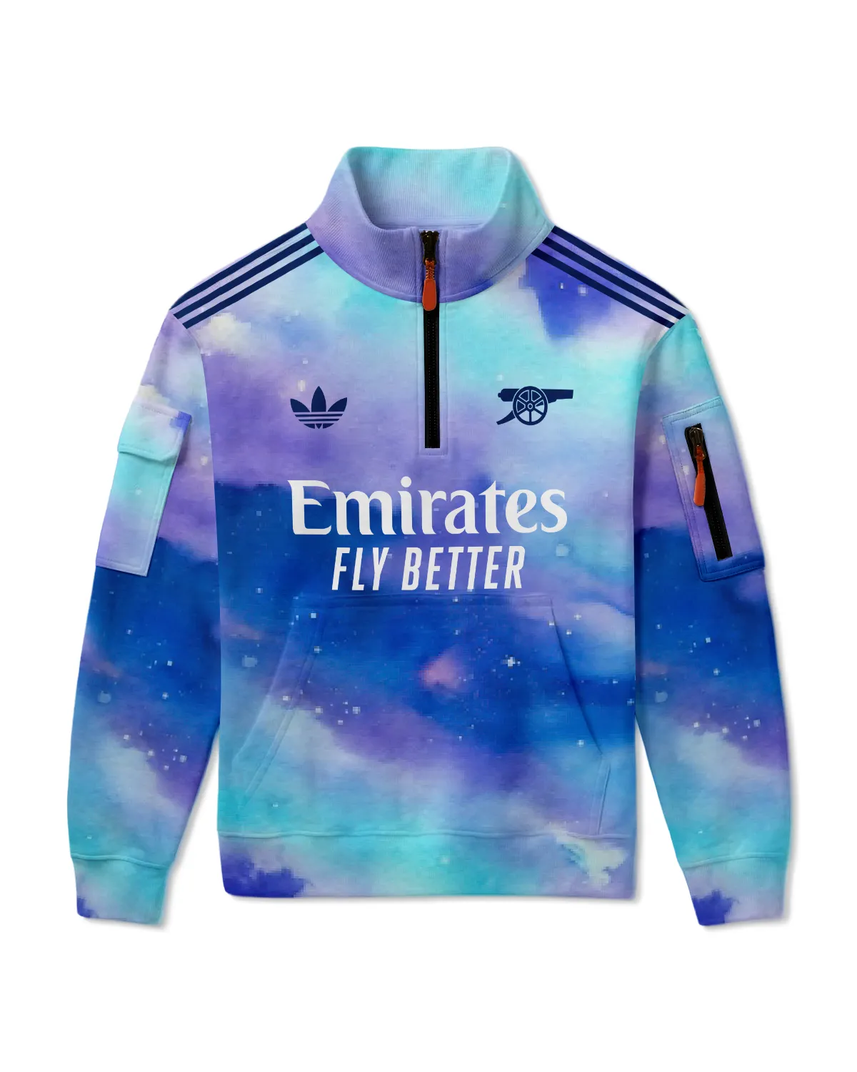 Arsenal Concept Kits Sweatshirt Zipper All Over Prints - Gift for Arsenal Fans QTVA3003ARS07-SHZ - Image 2