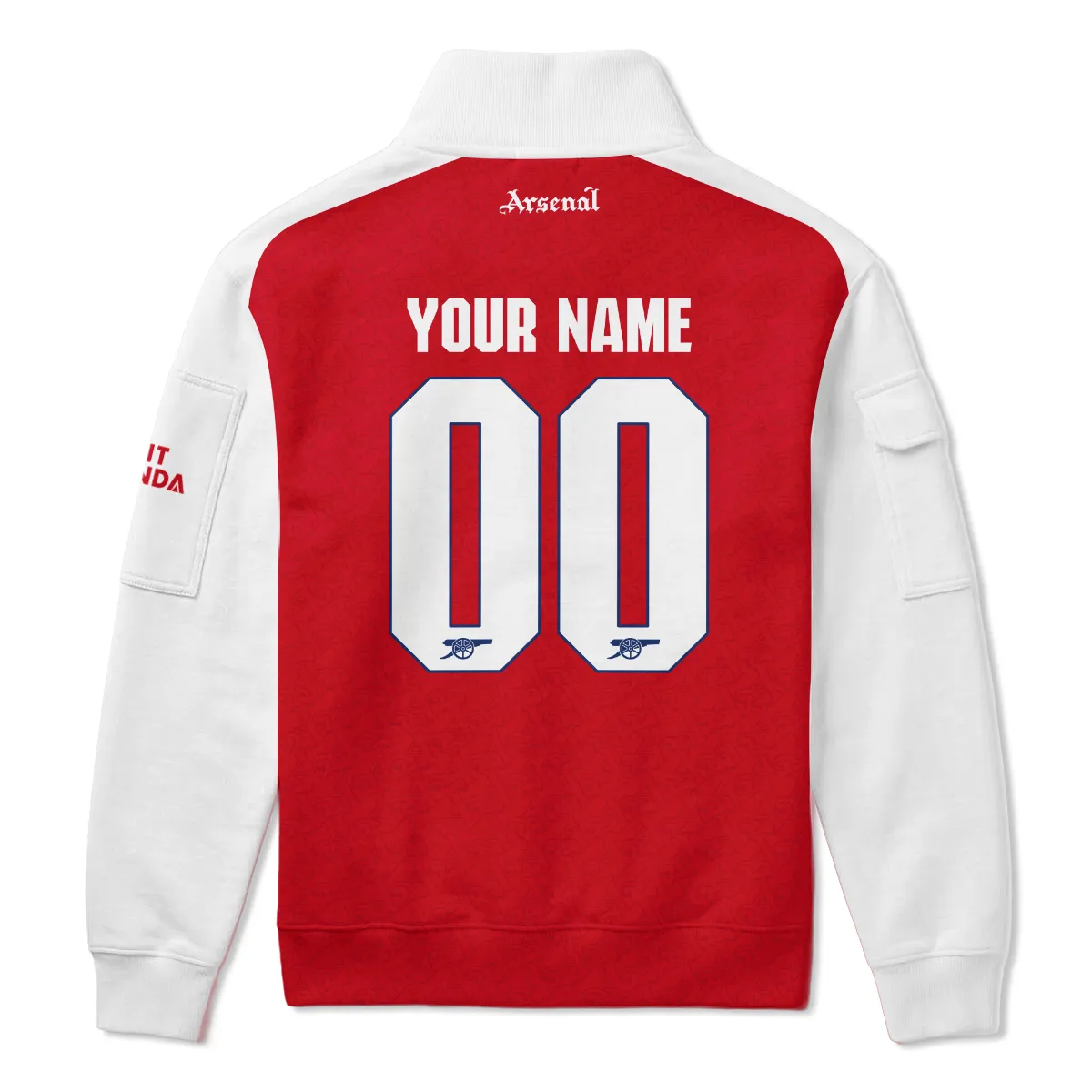 Arsenal 25/26 Home Kit Sweatshirt Zipper All Over Prints - Gift for Arsenal Fans QTARS190326A1-SHZ - Image 3