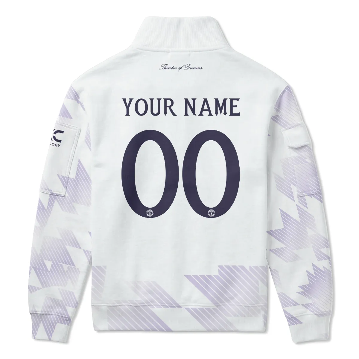 Manchester United 25/26 Away Kit Sweatshirt Zipper All Over Prints - Gift for Manchester United Fans QTMUN190326A2-SHZ - Image 3