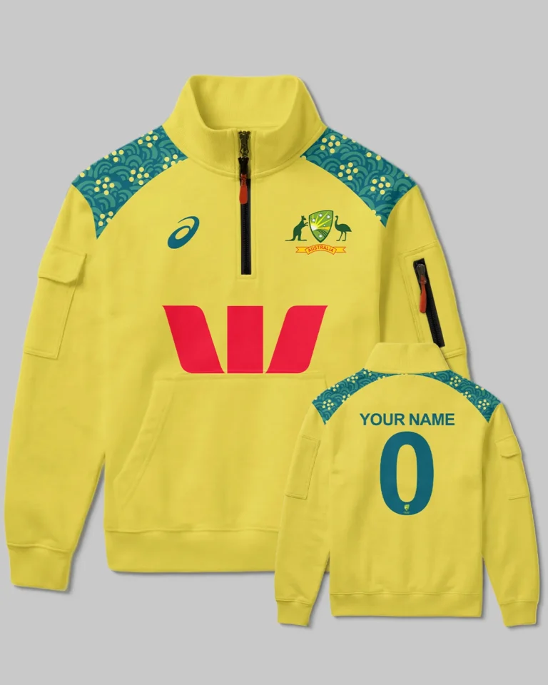 Cricket Australia ODI Mens 25/26 Sweatshirt Zipper All Over Prints - Gift for Australia Fans QTCK300326AA1-SHZ