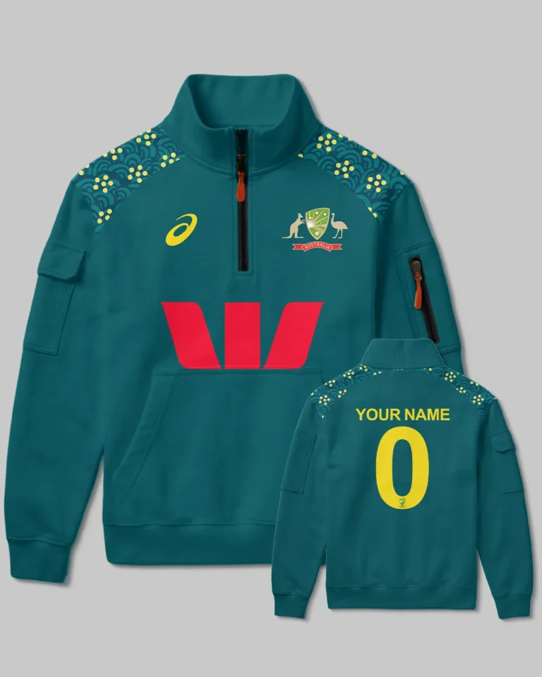 Cricket Australia T20 Mens 25/26 Sweatshirt Zipper All Over Prints - Gift for Australia Fans QTCK300326AA2-SHZ