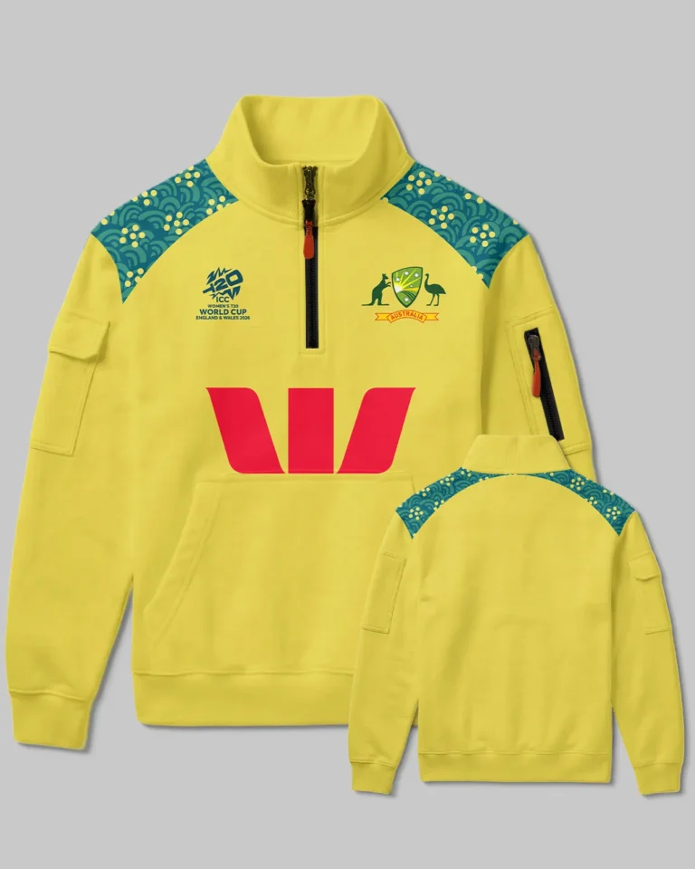 Cricket Australia ODI 2026 Women's T20 World Cup Sweatshirt Zipper All Over Prints - Gift for Australia Fans QTCK300326AA4-SHZ