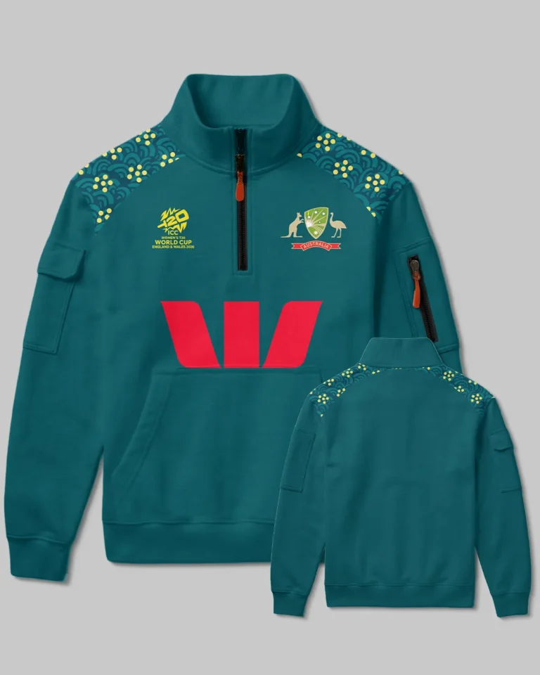 Cricket Australia 2026 Women's T20 World Cup Sweatshirt Zipper All Over Prints - Gift for Australia Fans QTCK300326AA5-SHZ