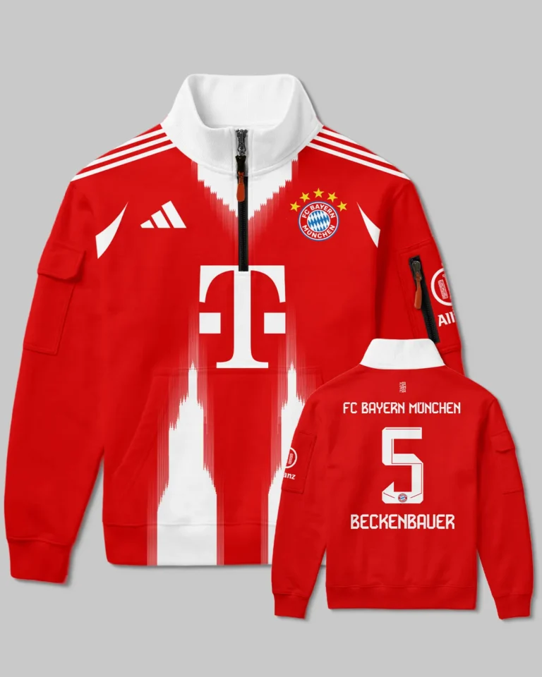 FC Bayern München Home Jersey 25/26 Sweatshirt Zipper All Over Prints - Gift for FC Bayern München Fans QTFCB310326A1-SHZ