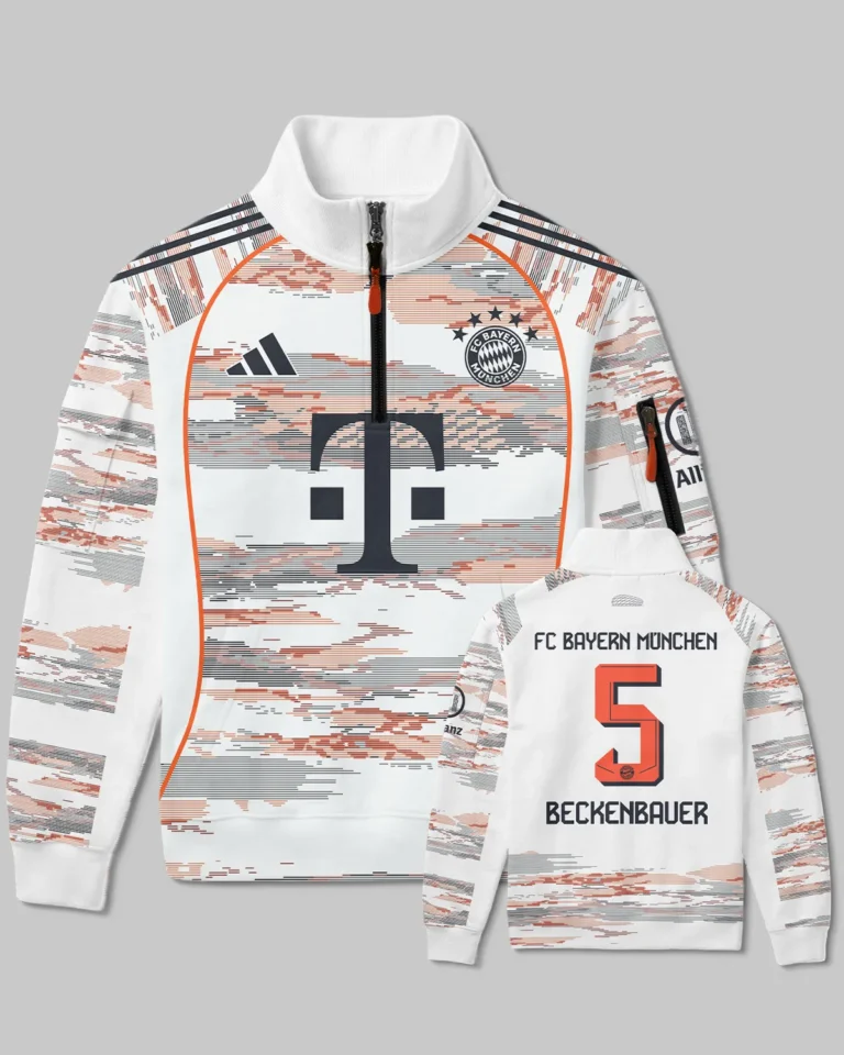 FC Bayern München Away Jersey 25/26 Sweatshirt Zipper All Over Prints - Gift for FC Bayern München Fans QTFCB310326A2-SHZ