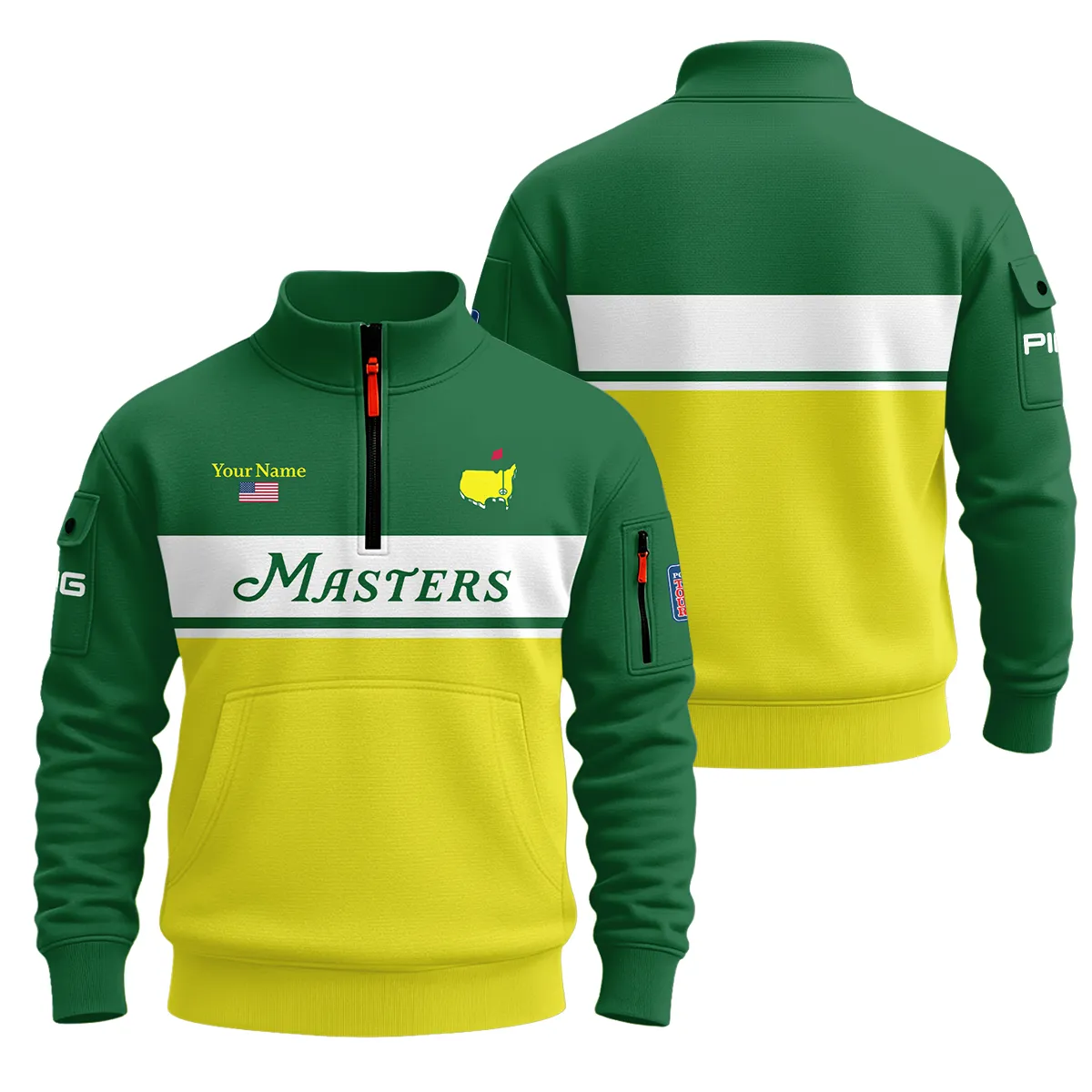 Ping Masters Tournament Sweatshirt Zipper All Over Prints QTMT100325A1PI-SHZ - Image 3