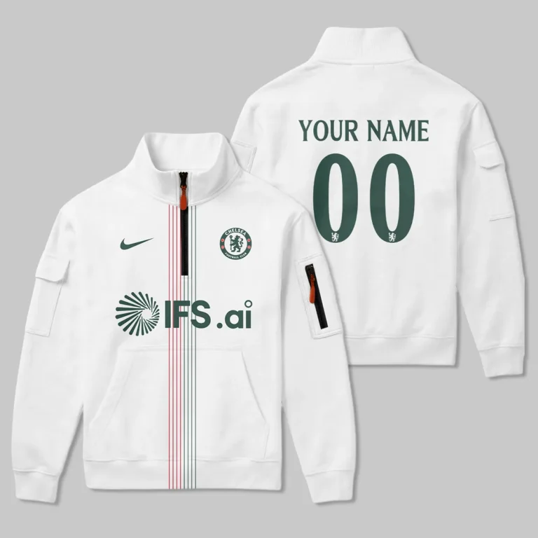 Chelsea 25/26 Away Kit Sweatshirt Zipper All Over Prints - Gift for Chelsea Fans QTVA1903CHE01-SHZ
