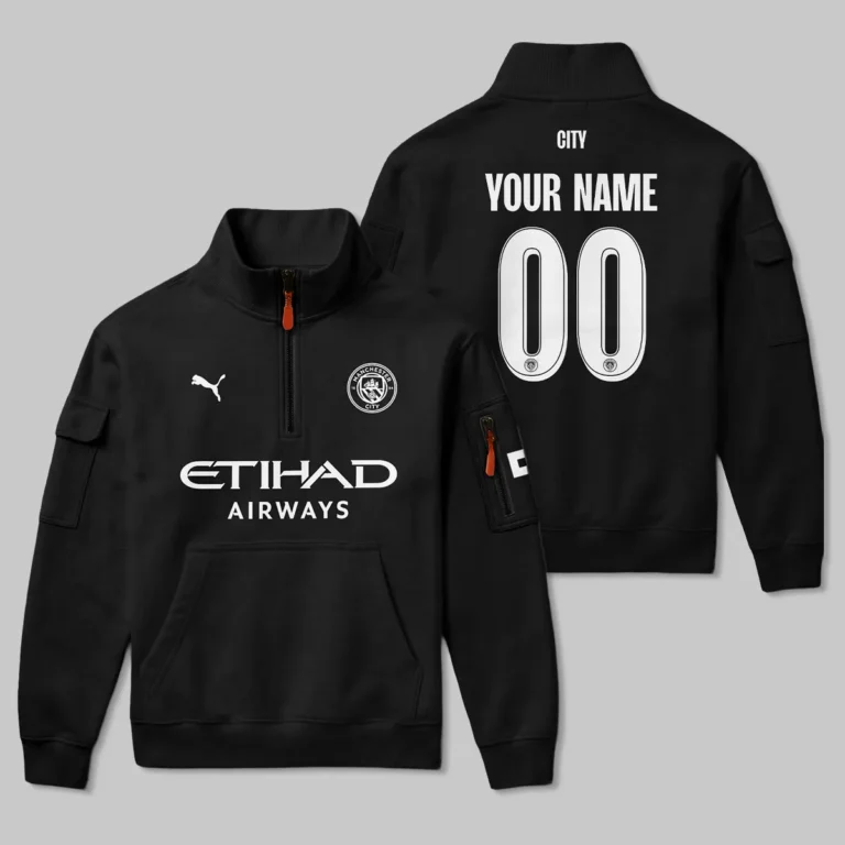 Manchester City 25/26 Away Kit Sweatshirt Zipper All Over Prints - Gift for Manchester City Fans QTVA1903MCI02-SHZ