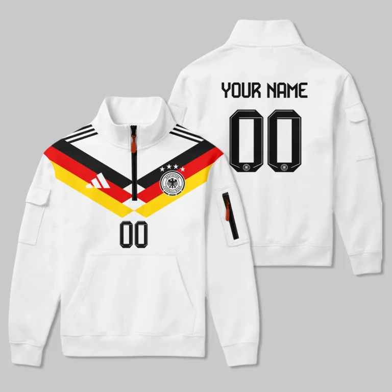 Germany 25/26 Home Kit Sweatshirt Zipper All Over Prints - Gift for Germany Fans QTVA2003GER1-SHZ