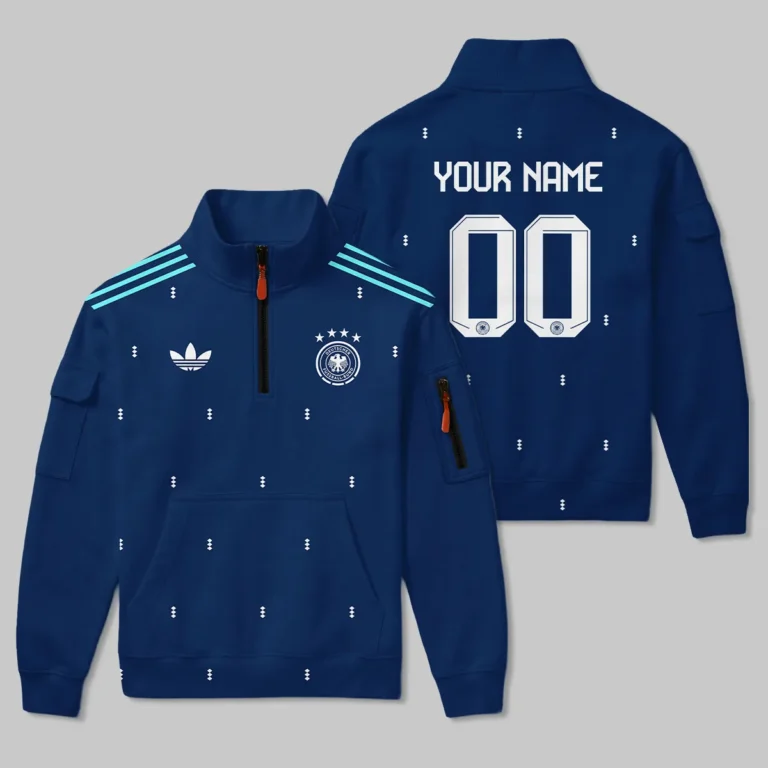 Germany 25/26 Away Kit Sweatshirt Zipper All Over Prints - Gift for Germany Fans QTVA2003GER4-SHZ