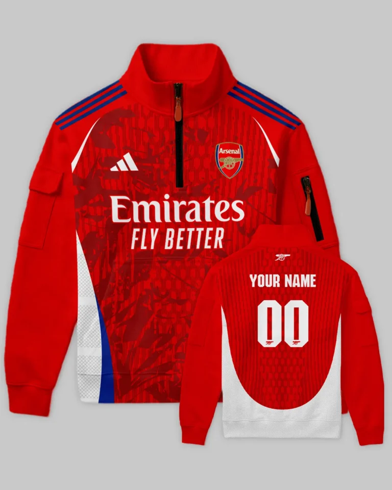 Arsenal Concept Kits Sweatshirt Zipper All Over Prints - Gift for Arsenal Fans QTVA3003ARS01-SHZ
