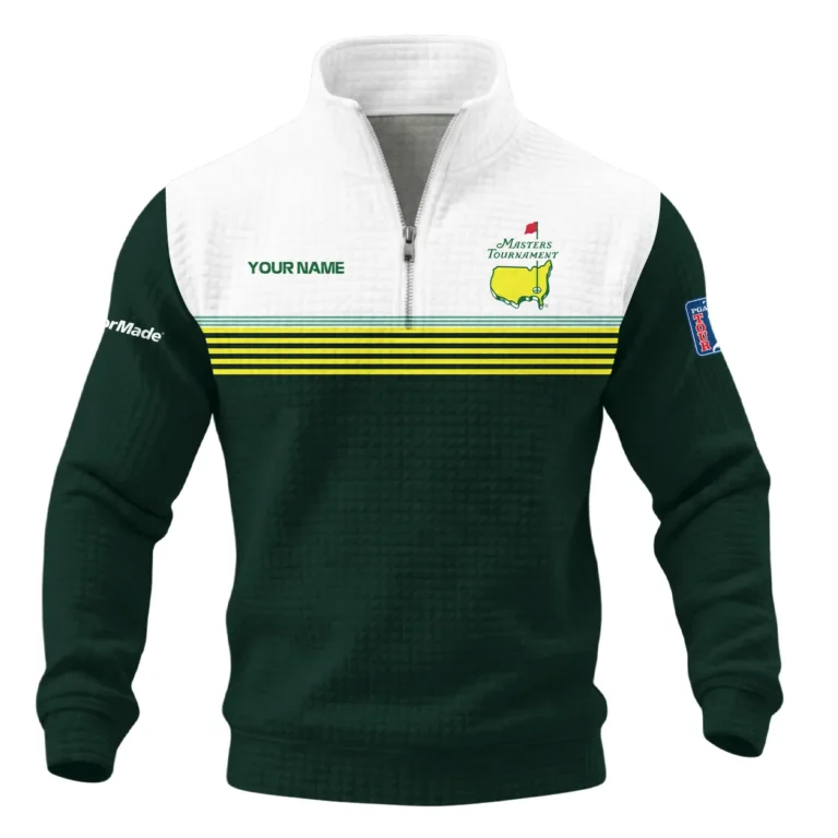 TaylorMade Masters Tournament Quarter Zip Quilted Waffle All Over Prints QTMT030225A1TM-QZW
