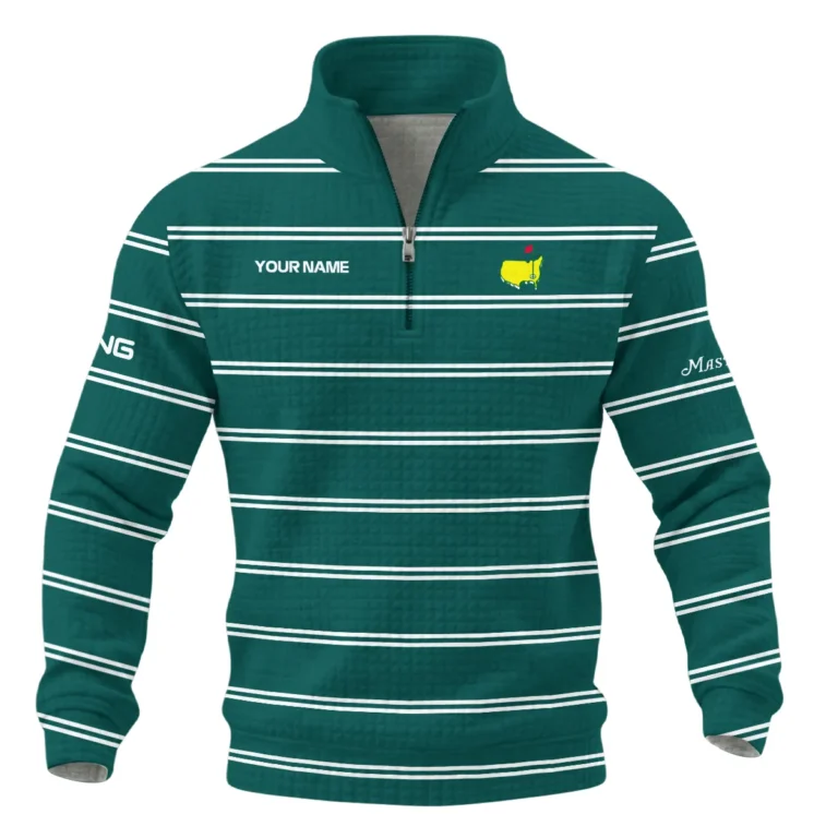 Ping Masters Tournament Quarter Zip Quilted Waffle All Over Prints QTMT030225A2PI-QZW