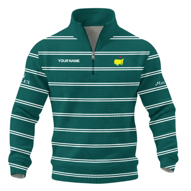 Rolex Masters Tournament Quarter Zip Quilted Waffle All Over Prints QTMT030225A2ROX-QZW