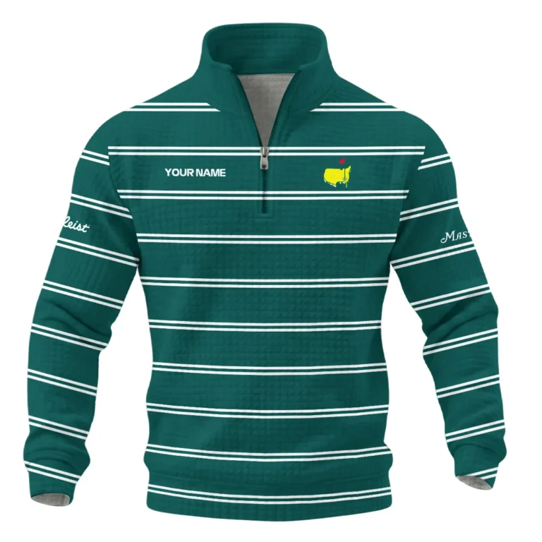 Masters Tournament Titleist Quarter Zip Quilted Waffle All Over Prints QTMT030225A2TL-QZW