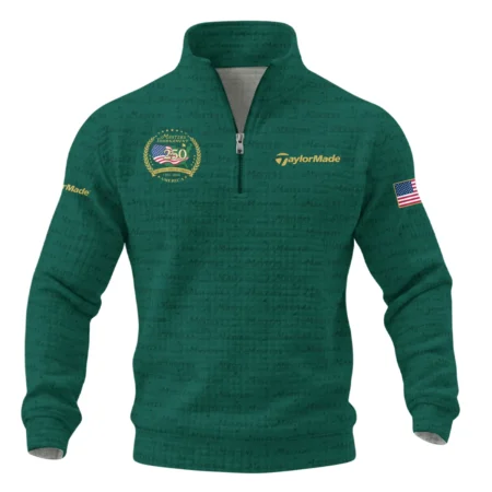 TaylorMade Masters Tournament America 250 Anniversary Quarter Zip Quilted Waffle QTMT040325A1TM-QZW