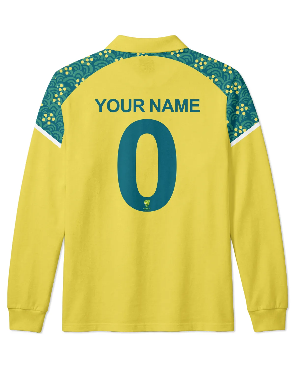 Cricket Australia ODI Mens 25/26 Long Polo All Over Prints - Gift for Australia Fans QTCK300326AA1-LPL - Image 3