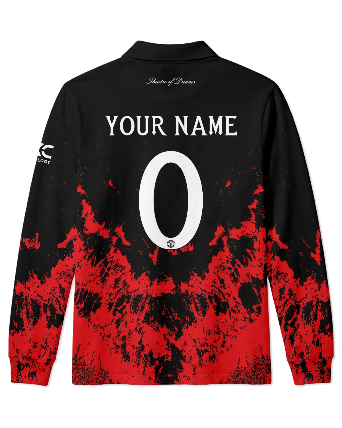 Manchester United Concept Kits Long Polo All Over Prints - Gift for Manchester United Fans QTMUN300326A2-LPL - Image 3