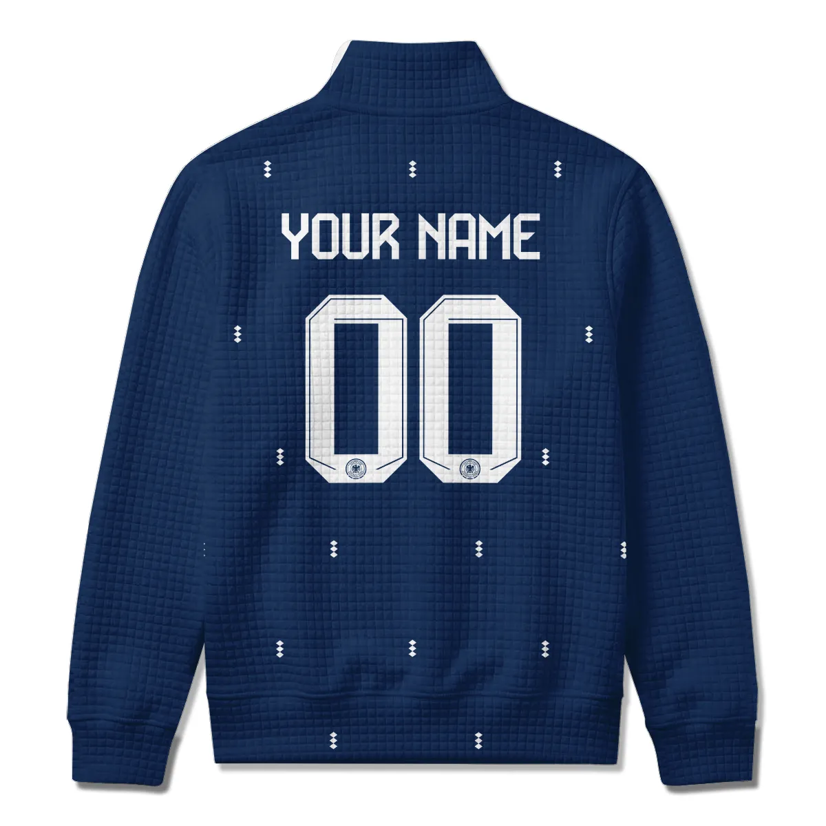 Germany 25/26 Away Kit Quarter Zip Quilted Waffle All Over Prints - Gift for Germany Fans QTVA2003GER3-YVF - Image 3