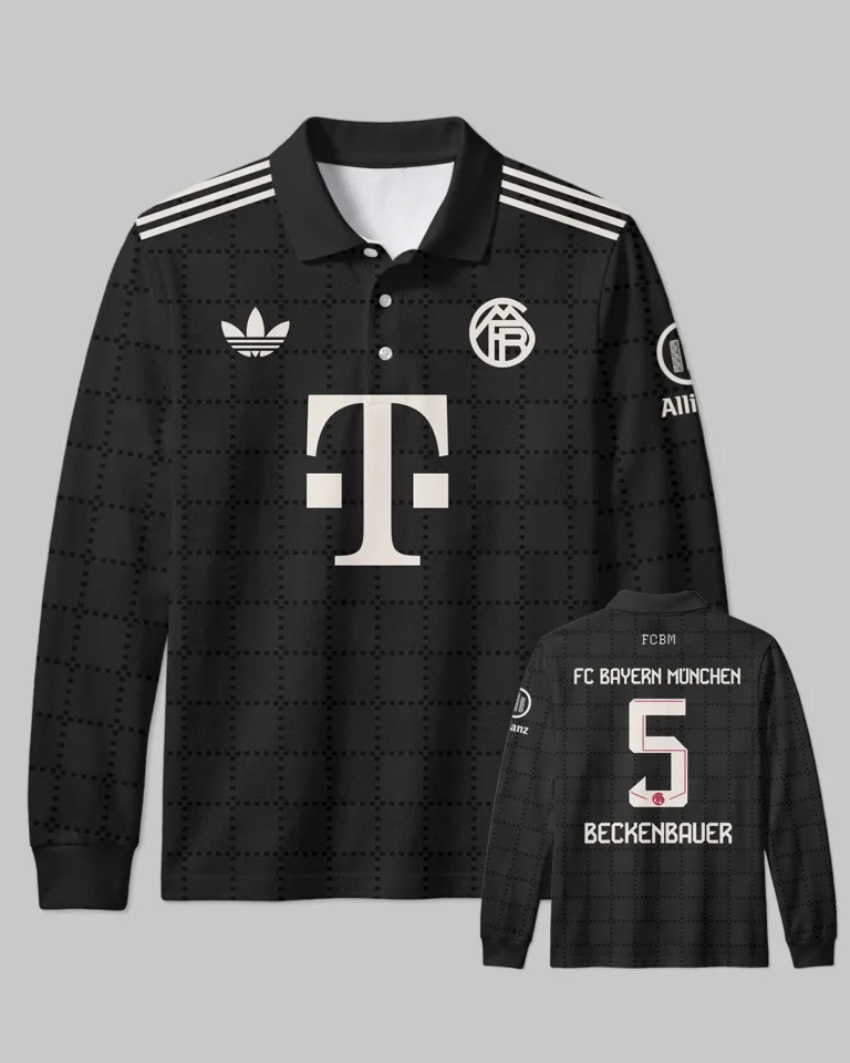 FC Bayern München Third Jersey 25/26 Long Polo All Over Prints - Gift for FC Bayern München Fans QTFCB310326A3-LPL