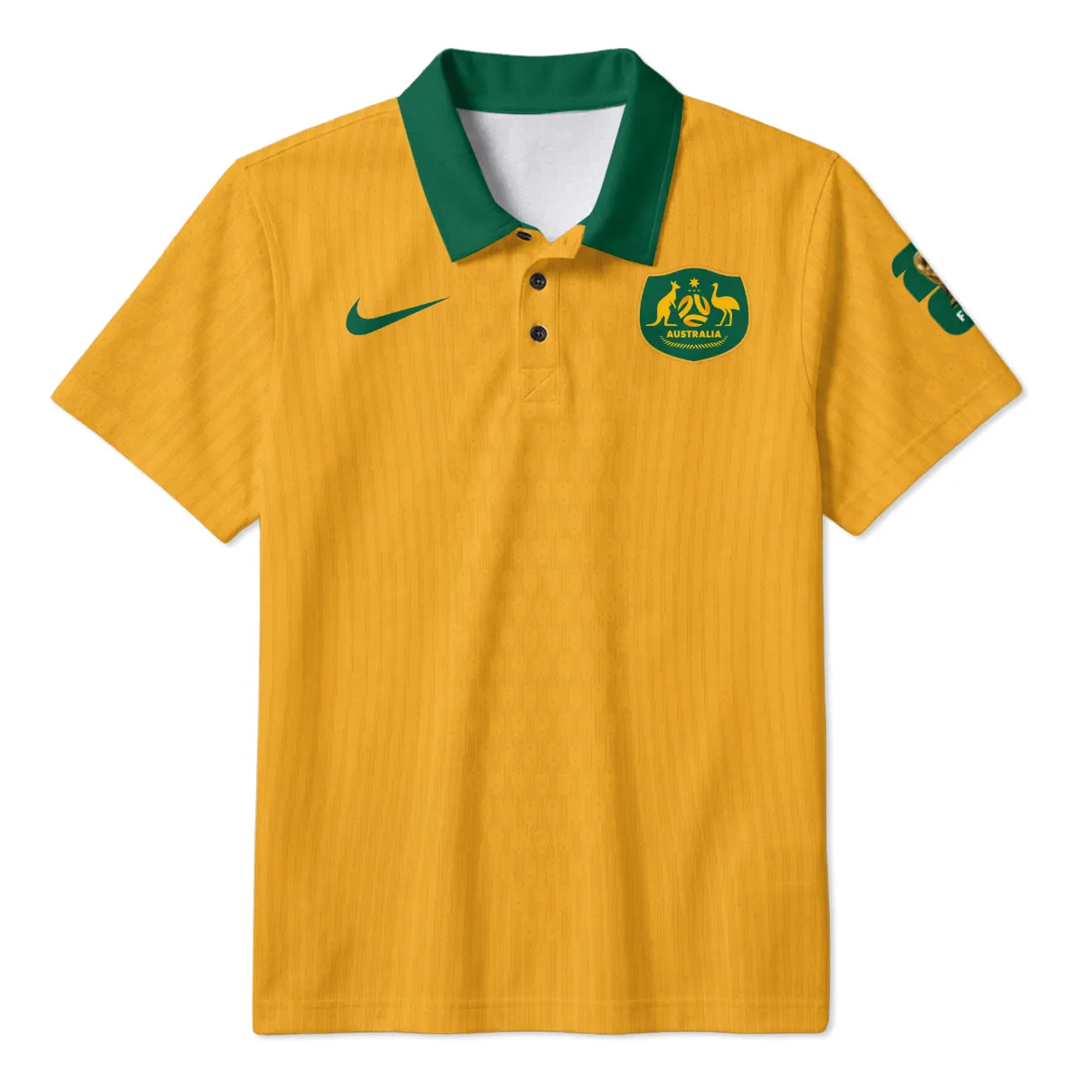 Australia Match Home 2026/27Jersey Polo Shirt All Over Prints - Gift for Australia Fans QTAU030426A1-PL - Image 2