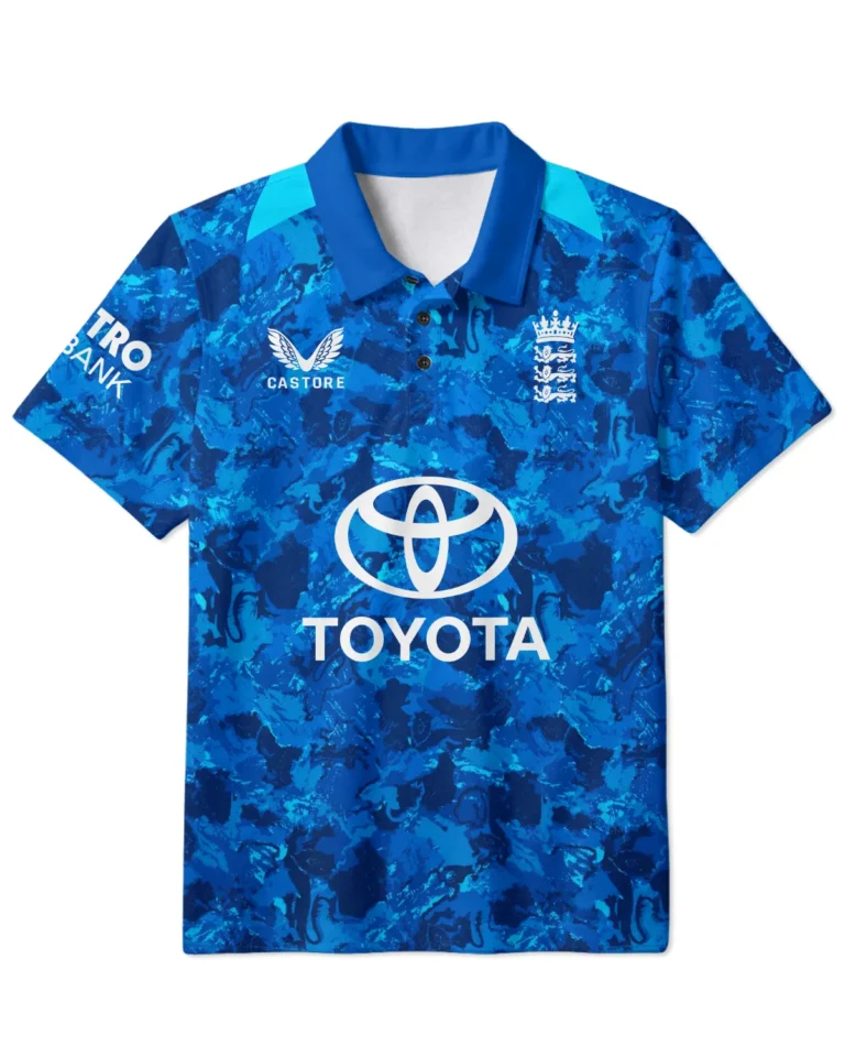 Cricket England 25/26 ODI Polo Shirt All Over Prints - Gift for England Fans QTCK020426ENGA4-PL