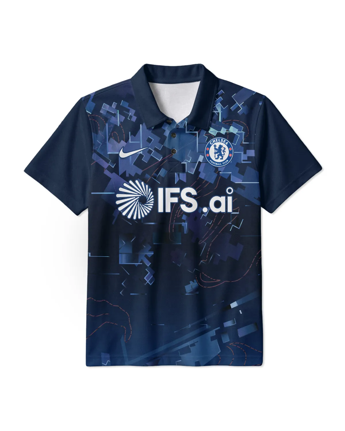 Chelsea Concept Kits Polo Shirt All Over Prints - Gift for Chelsea Fans QTVA0104CHE05-PL - Image 2