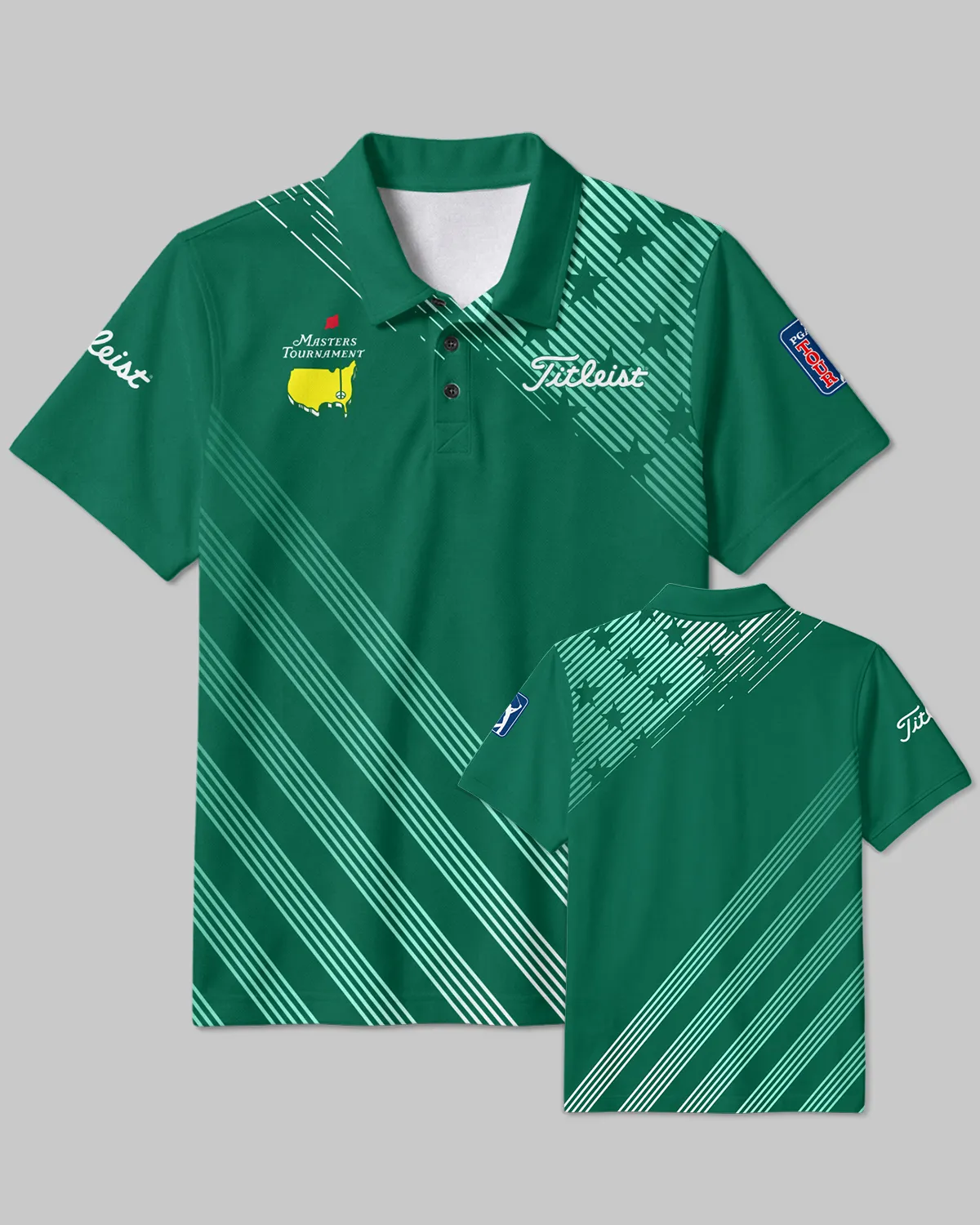 Masters Tournament Titleist Polo Shirt All Over Prints - Gift for Golf Fans QTMT010426A2TL-PL