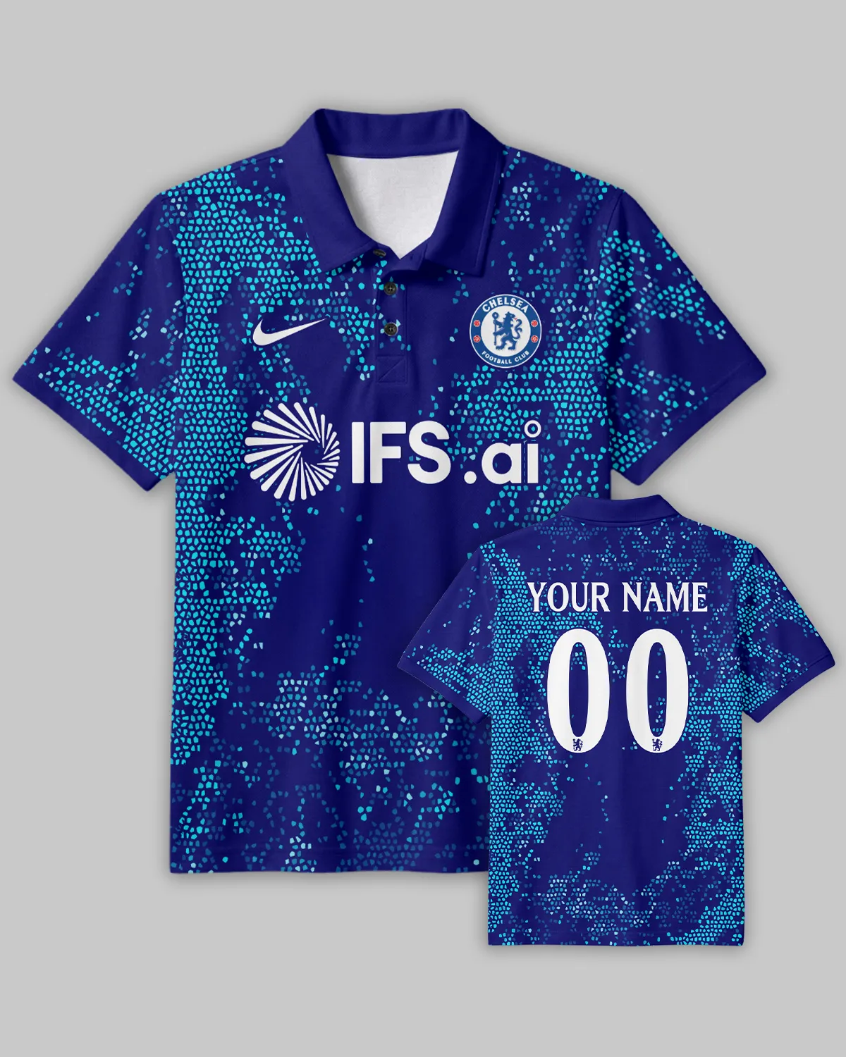 Chelsea Concept Kits Polo Shirt All Over Prints - Gift for Chelsea Fans QTVA0104CHE03-PL