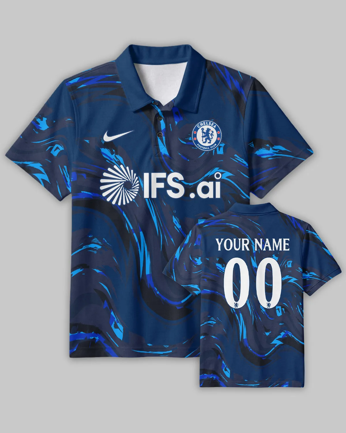 Chelsea Concept Kits Polo Shirt All Over Prints - Gift for Chelsea Fans QTVA0104CHE06-PL