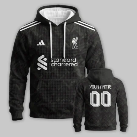 Liverpool Concept Kits Hoodie Quilted Waffle All Over Prints - Gift for Liverpool Fans QTVA0404LIV02-HQW