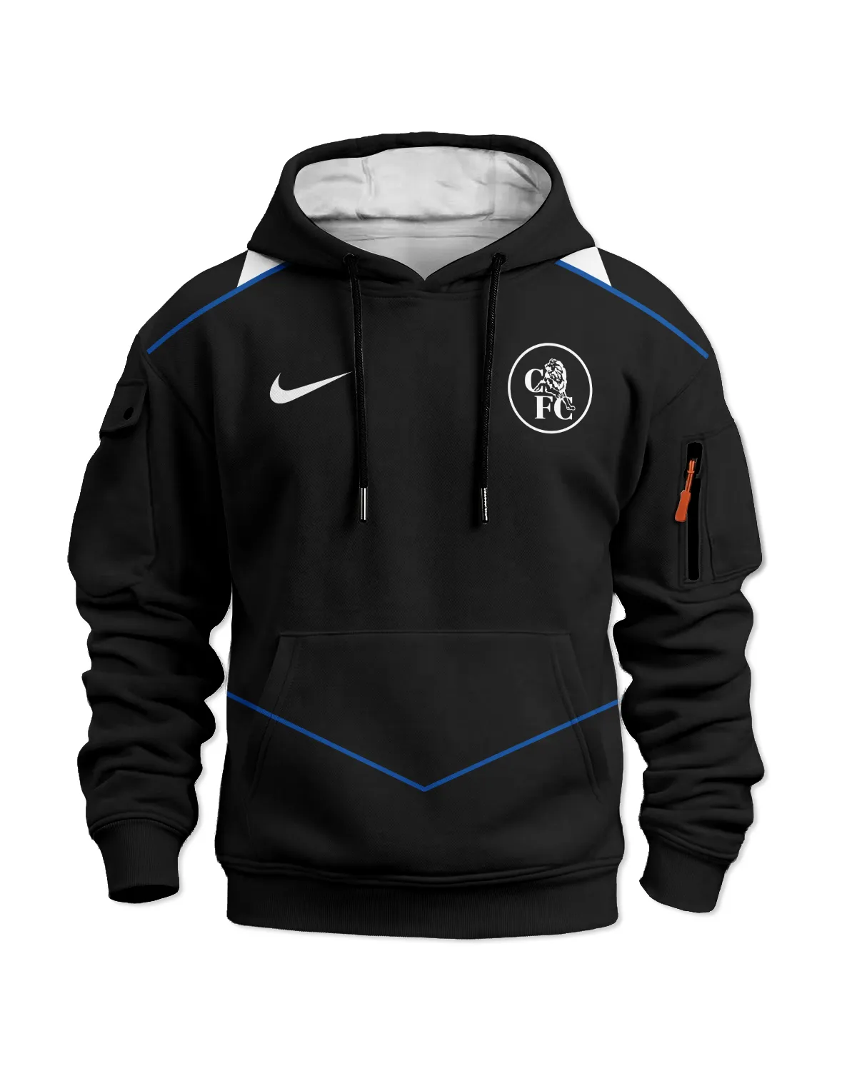 Chelsea Third Kit Cargo Hoodie All Over Prints - Gift for Chelsea Fans QTVA0104CHE01-LGE - Image 2