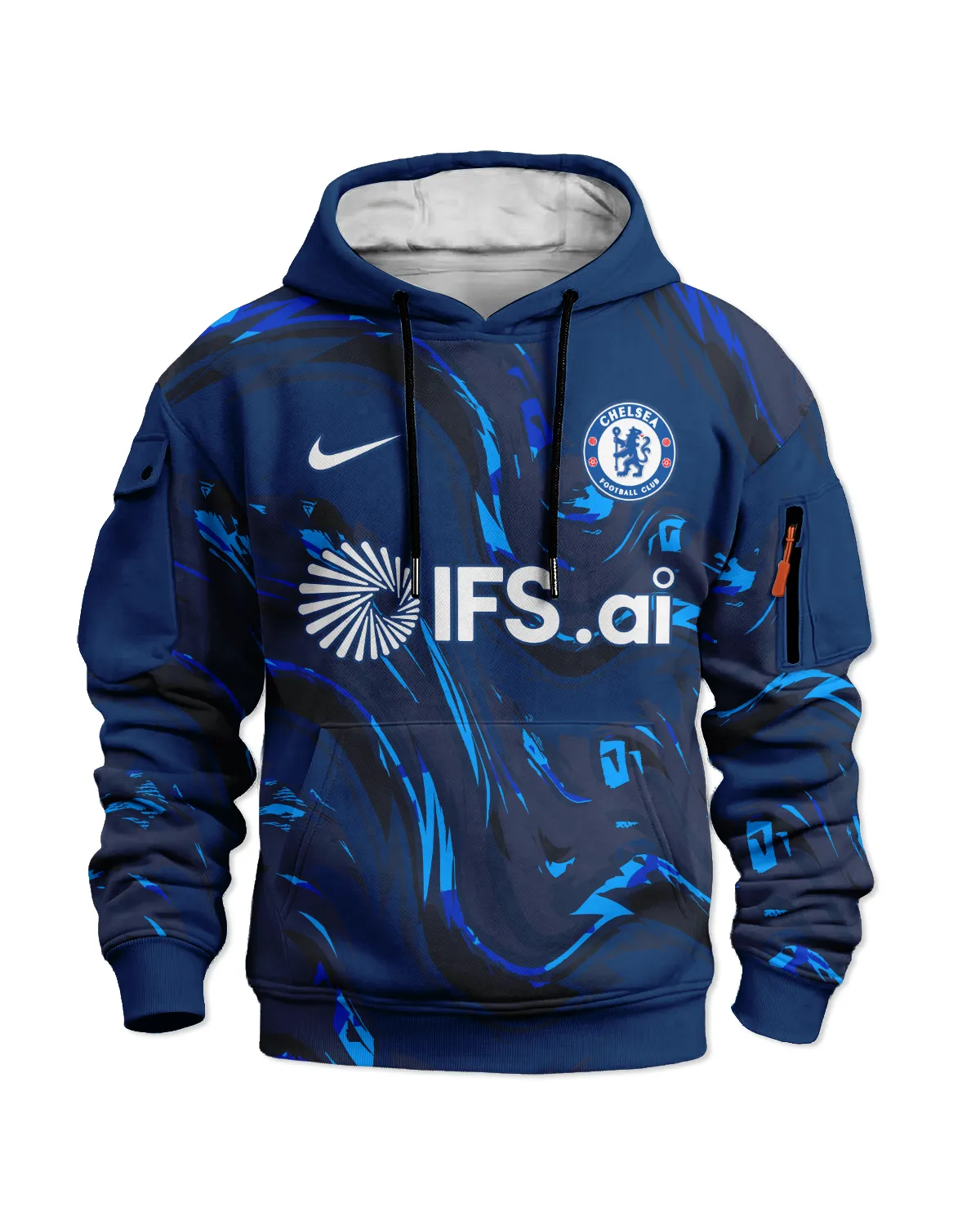 Chelsea Concept Kits Cargo Hoodie All Over Prints - Gift for Chelsea Fans QTVA0104CHE06-LGE - Image 2