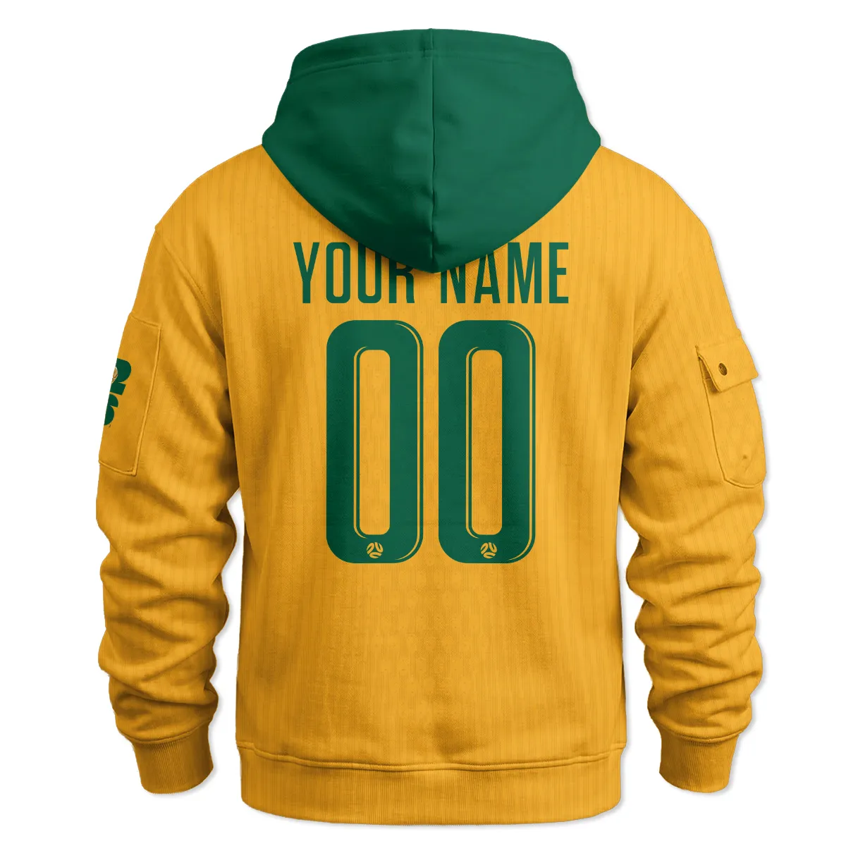 Australia Match Home 2026/27Jersey Cargo Hoodie All Over Prints - Gift for Australia Fans QTAU030426A1-LGE - Image 3